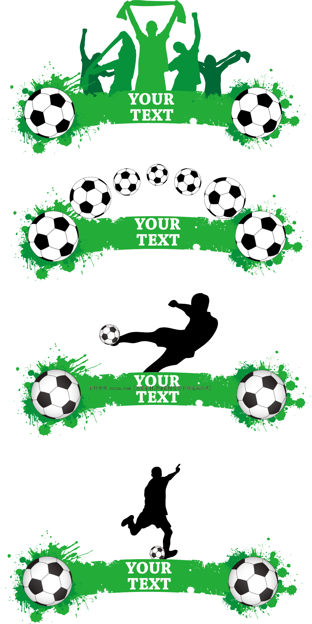 Vector Theme Football Banner Free Transparent Image HD Clipart