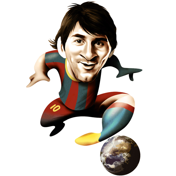 Fifa Caricature World Cup Messi National Football Clipart