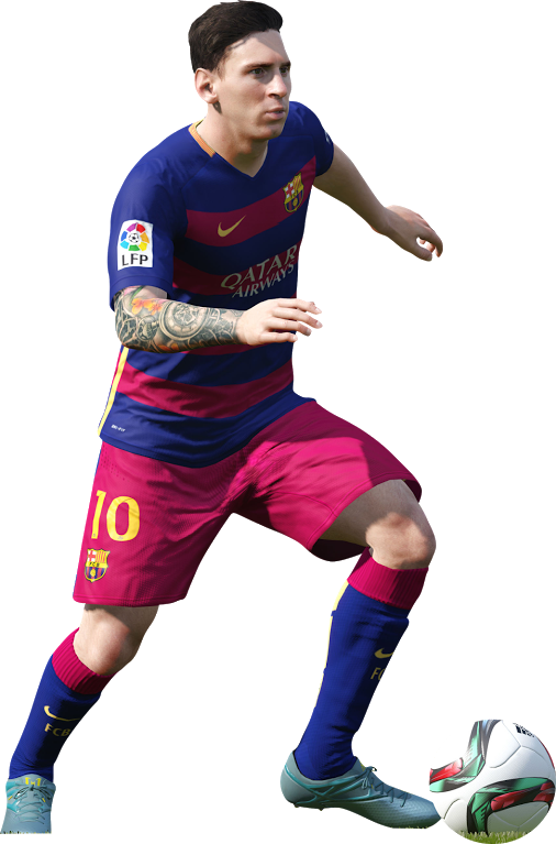 Fifa 16 Messi 18 Football Barcelona Player Clipart