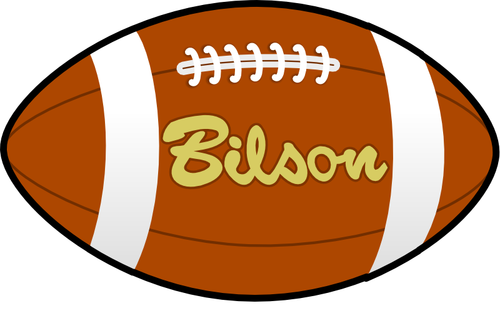 Bilson Rugby Ball Clipart