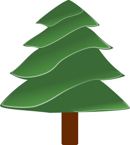 Simple Evergreen Clipart