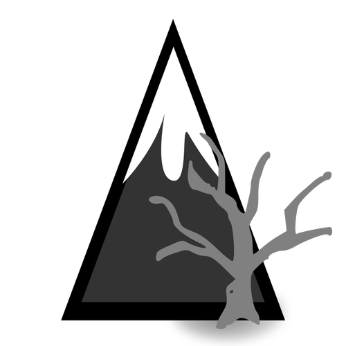 Dead Forest Mountain Clipart