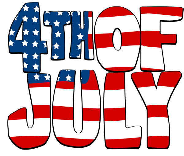 Fourth Of July 4Th Of July Black Clipart