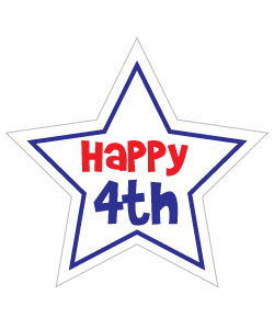 Fourth Of July 4Th Of July Star Clipart