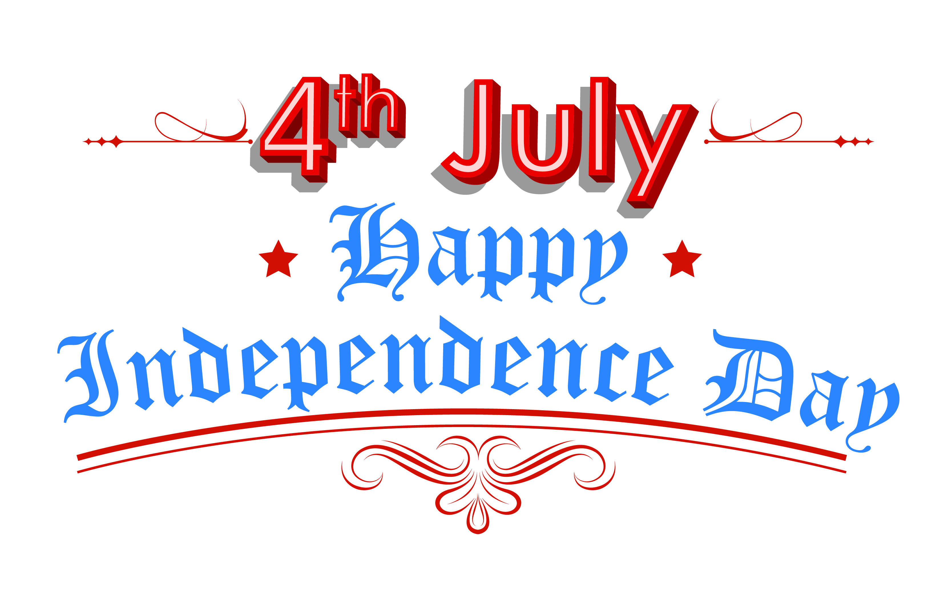 Fourth Of July Happy Independence Day 4Th Clipart