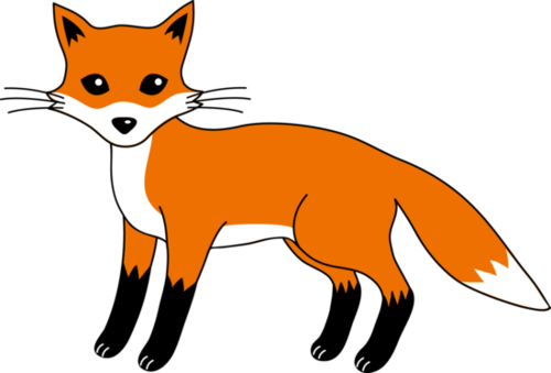 Fox Black And White Images Png Image Clipart