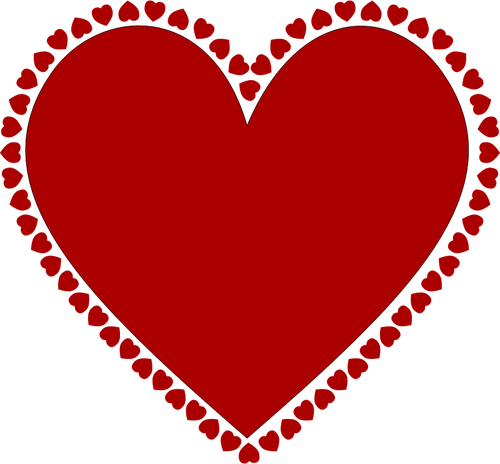 Frame Of Hearts Clipart
