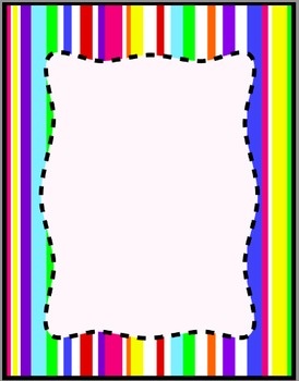 Striped Frame Png Image Clipart