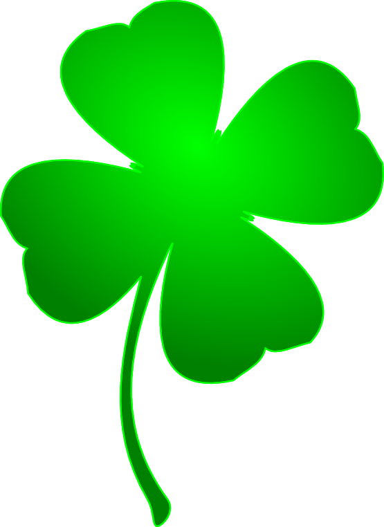 Clover Four-Leaf File Luck Free Frame Clipart