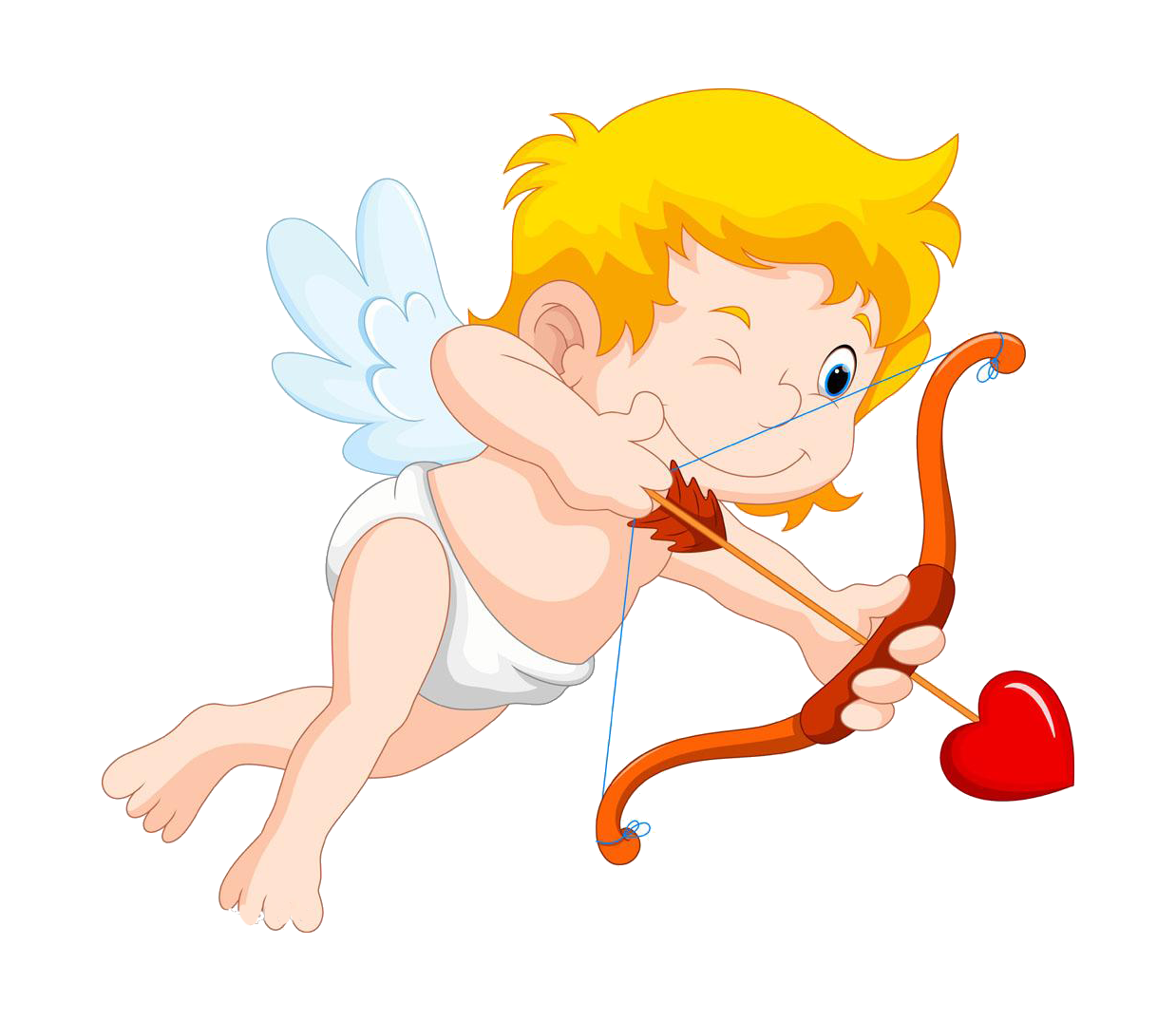 Illustration Archery Cartoon Cupid Free Frame Clipart