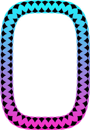 Rectangular Zigzag Frame Clipart