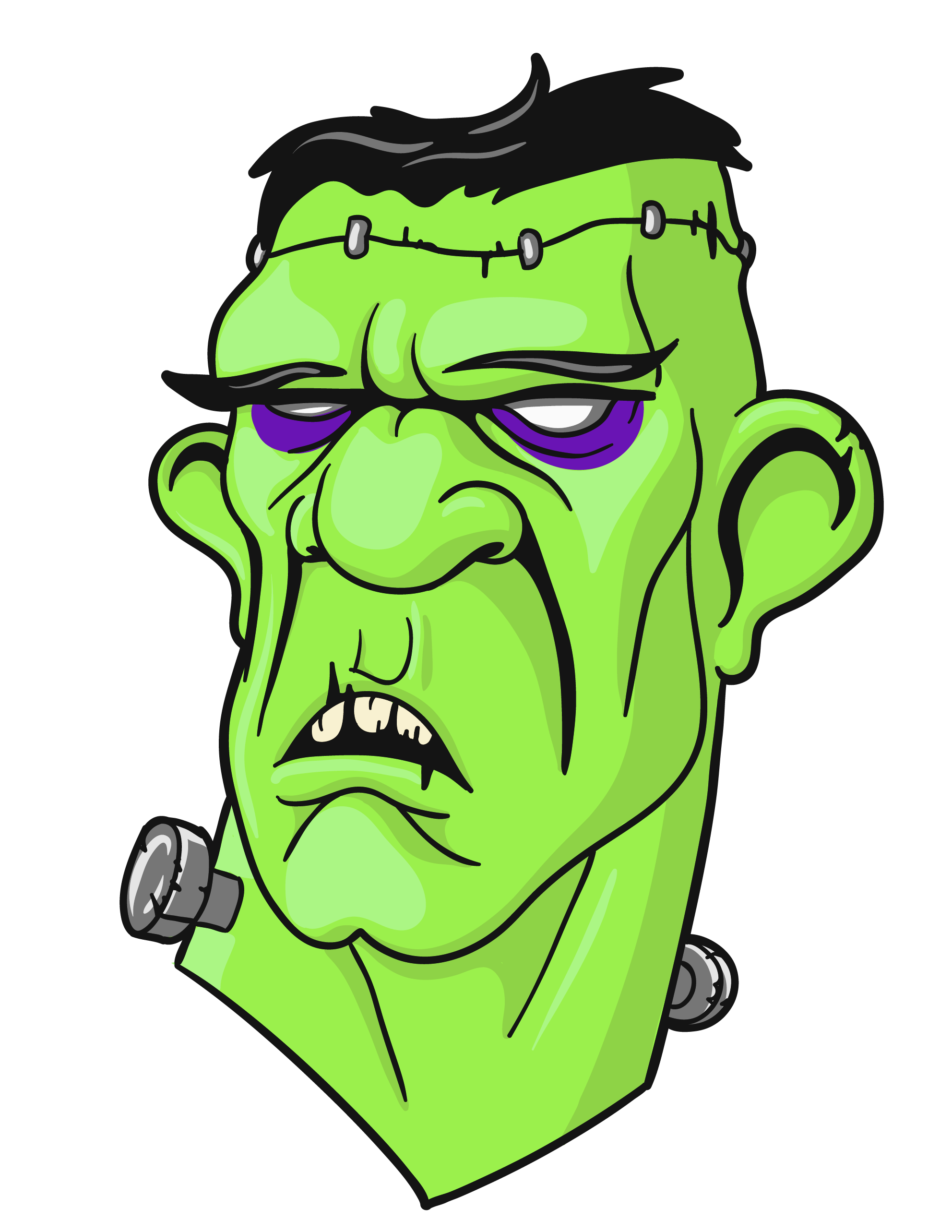 Frankenstein Head Png Image Clipart