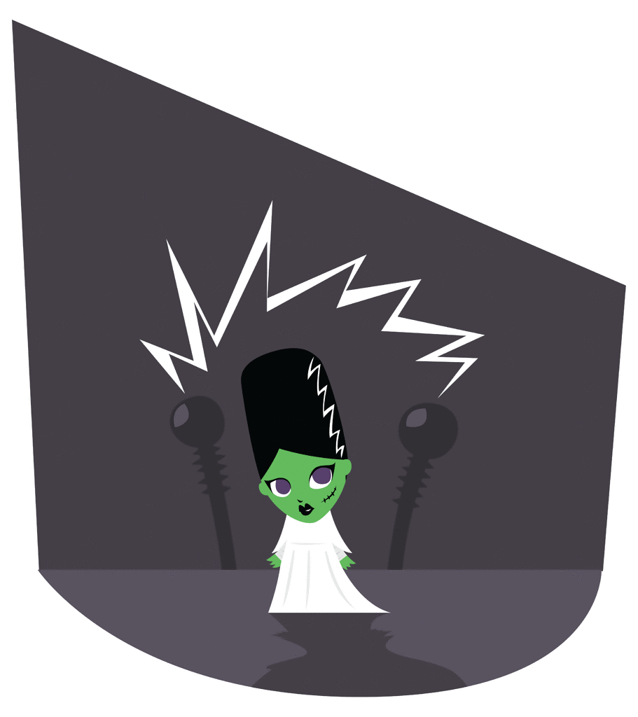 Bride Of Frankenstein Etc Png Image PNG Clipart from Cartoon Frankenstein c...