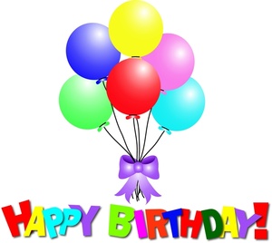Free Birthday Happy Birthday Balloon Png Images Clipart