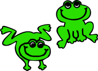 Two Frogs Png Images Clipart