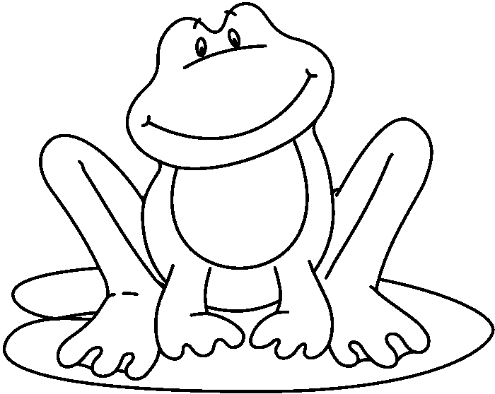 Frog Black And White Download Png Clipart