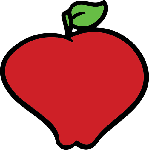 Of Distorted Shape Apple Clipart
