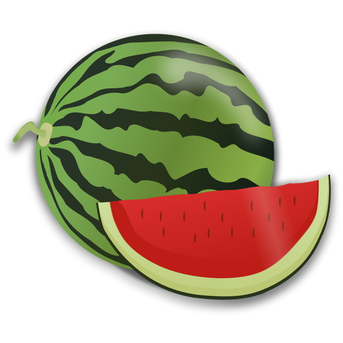 Watermelon And Slice Clipart