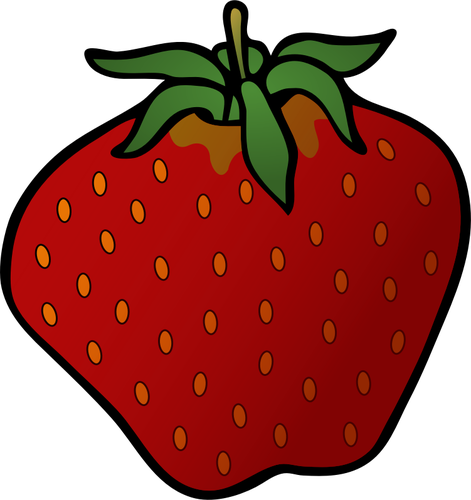 Of Ripe Strawberry Clipart
