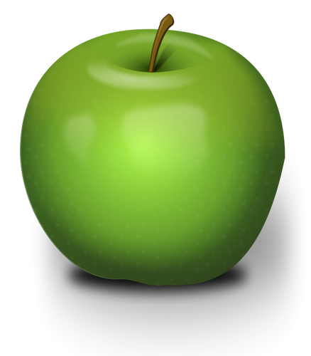 Photo-Realistic Green Apple Clipart