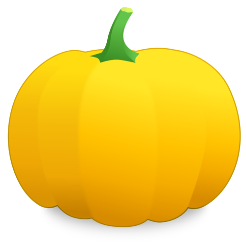 Yellow Pumpkin Clipart