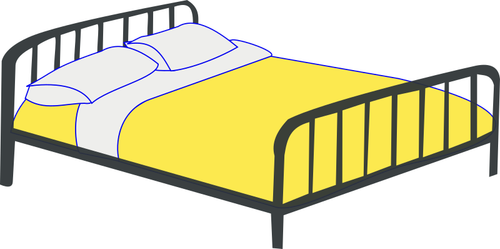 Double Bed Image Clipart