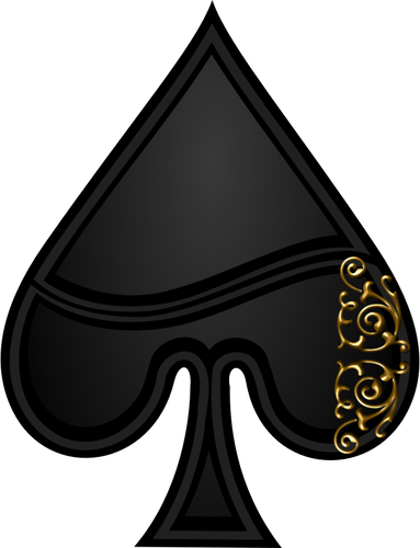 Of Spade Playing Card Symbol Clipart