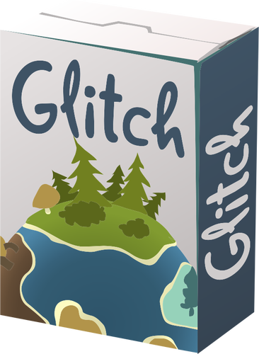 Glitch Brand Box Clipart
