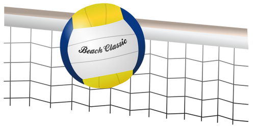 Volleyball Net And Ball Clipart