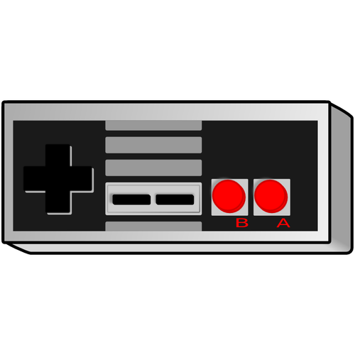 Old School Game Controller Clipart
