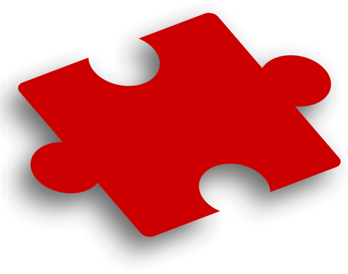 Red Puzzle Clipart