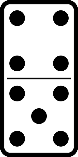Domino Tile 4-5 Clipart