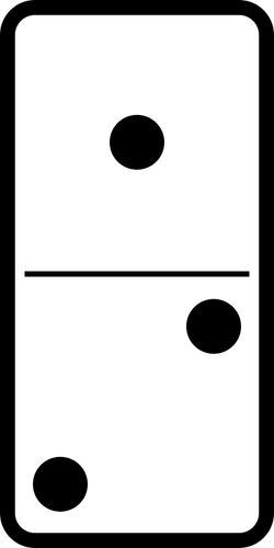 Domino Tile 1-2 Clipart