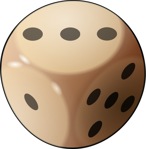 Of Glossy Dice Clipart