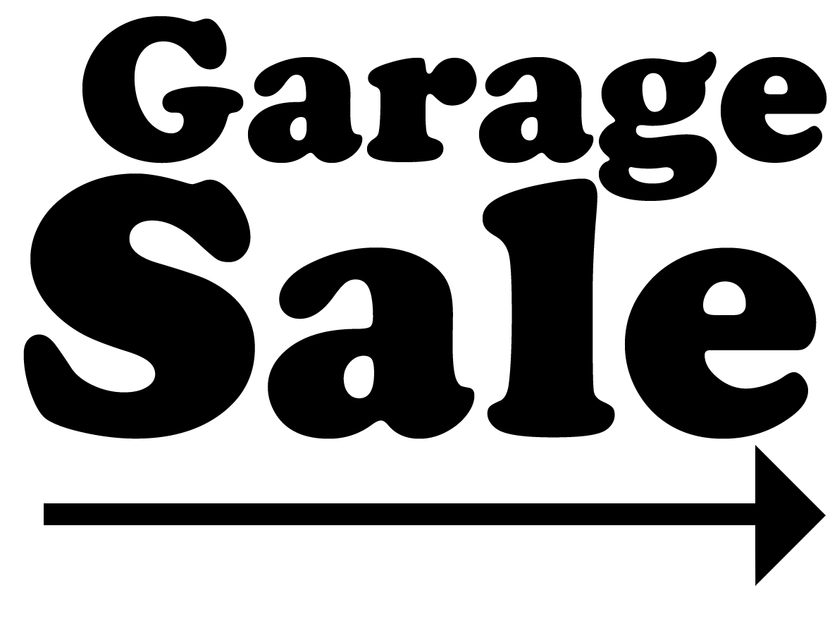 Garage Sale Signs Download On Png Image Clipart