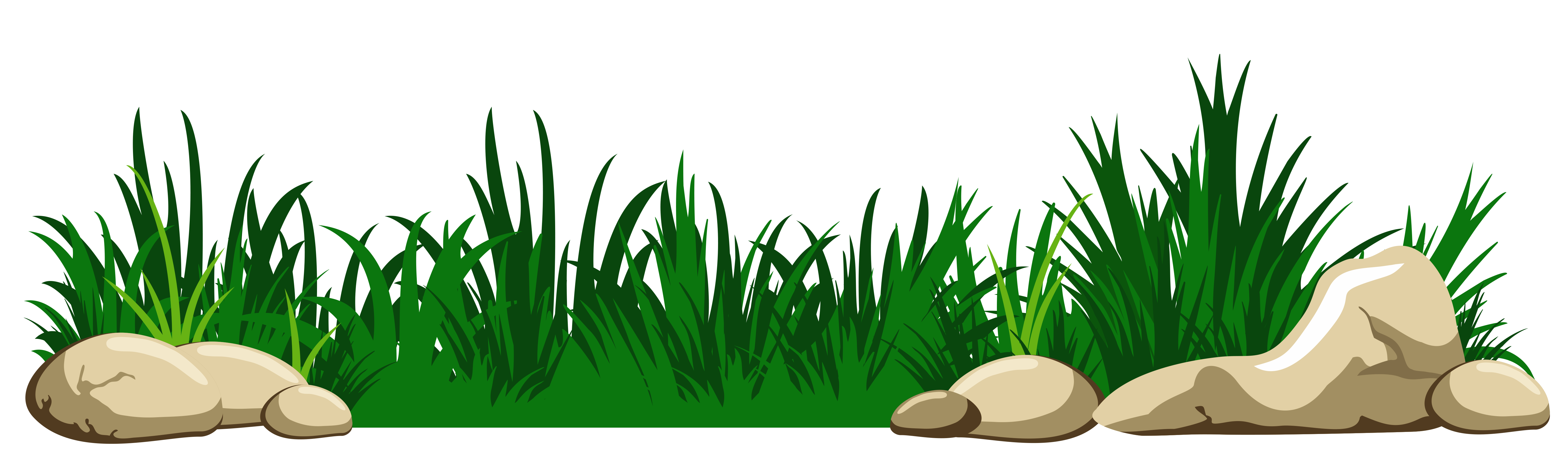 Grass With Transparent Rocks Free Clipart HD Clipart
