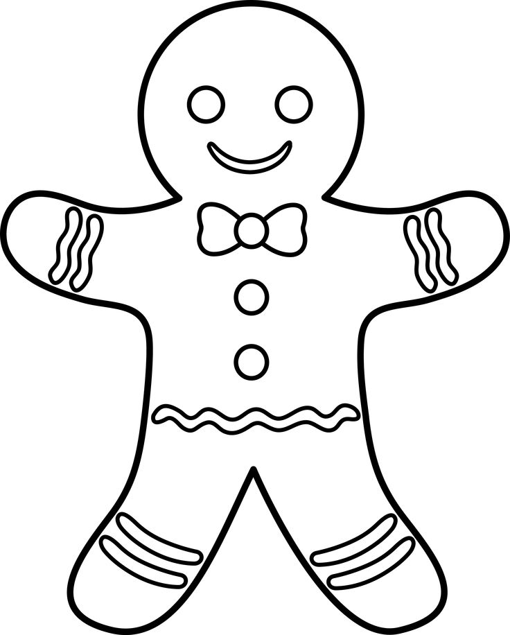 Free Gingerbread Man Transparent Image Clipart