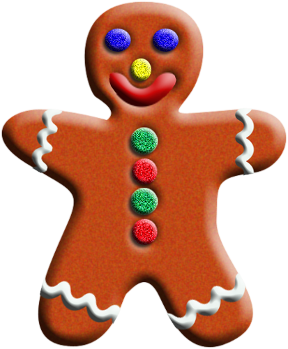 Gingerbread Man December Images Image Image Clipart