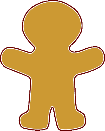 Gingerbread Man Images Clipart Clipart