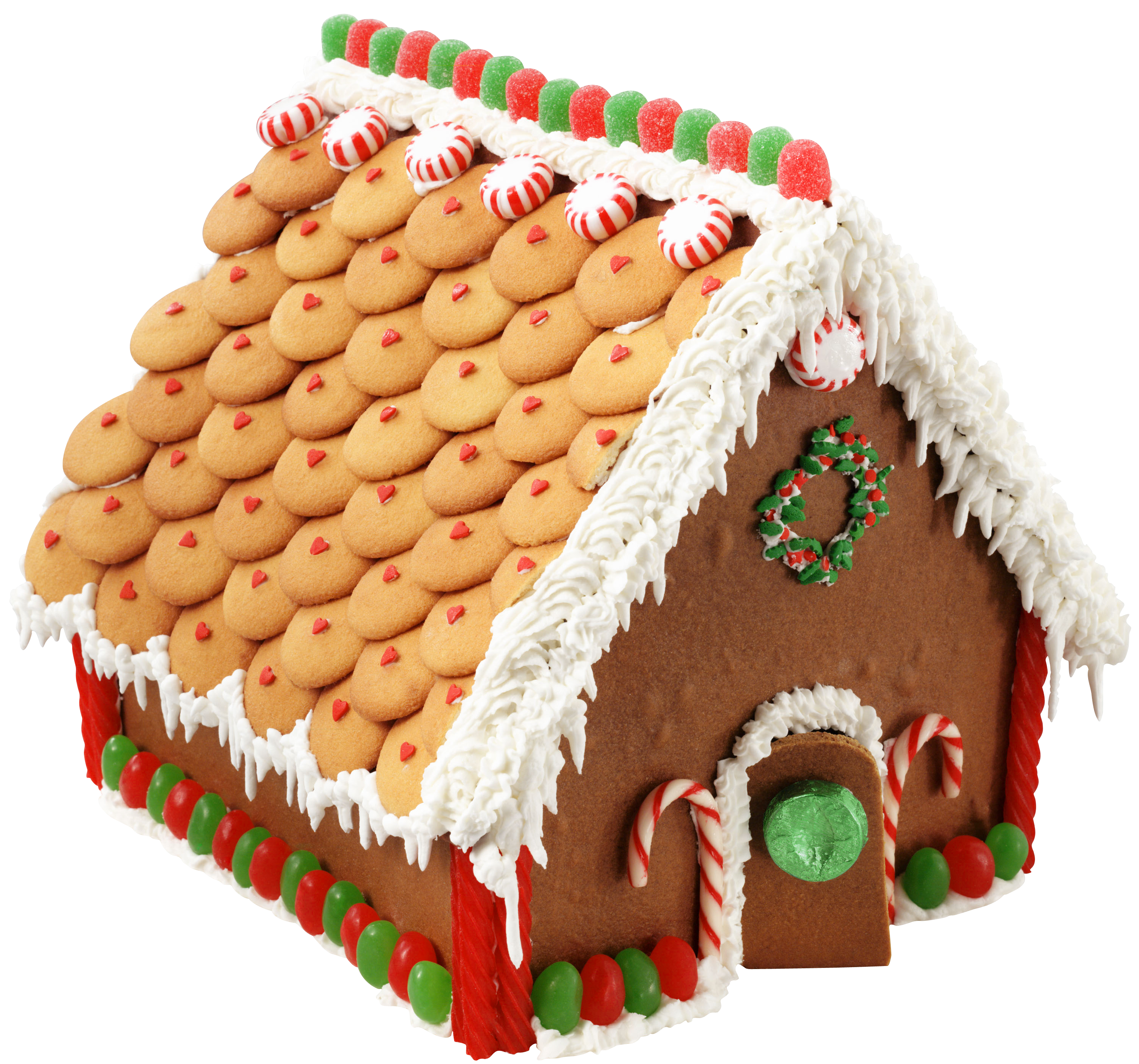 Picture Cane House Candy Large Gingerbread Transparent Clipart