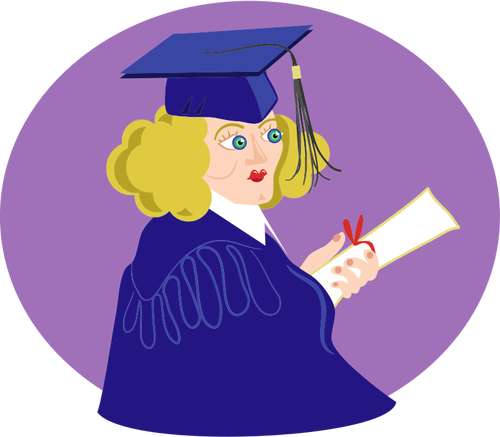 Graduation Girl Clipart