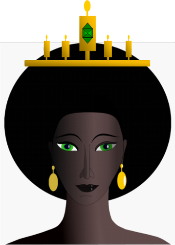 African Queen'S Head Clipart