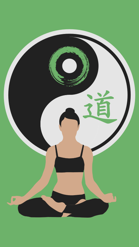 Yoga Exercise Logotype Clipart