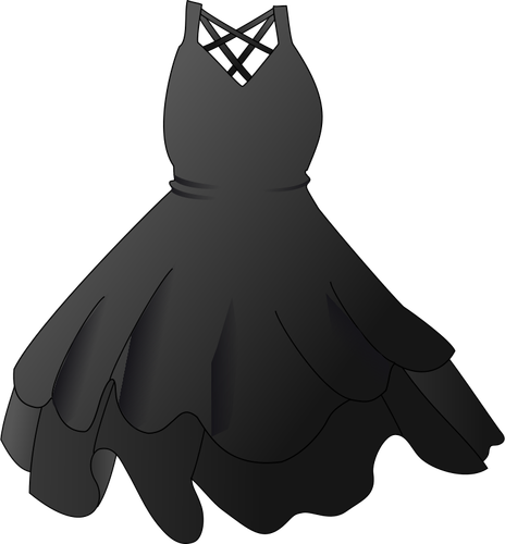 Black Dress Clipart