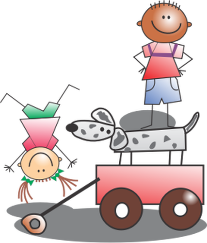 Kids Playing Clipart
