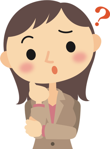 Questioning Business Lady Clipart