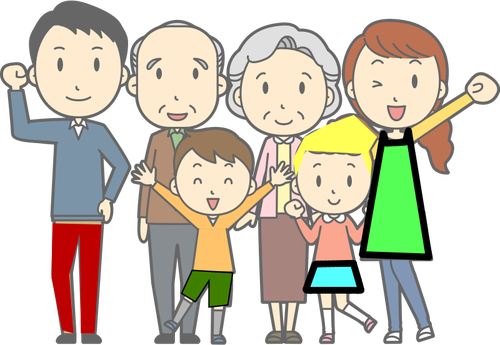 Of A Happy Family Clipart