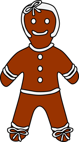 Gingerbread Girl Clipart