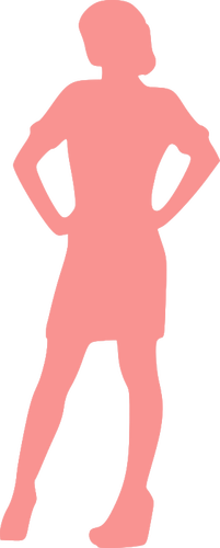Fatal Lady Standing Clipart