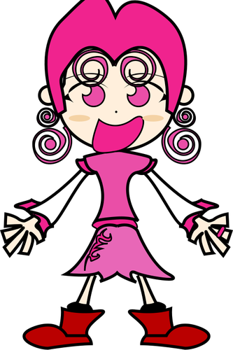 Pinky Girl Clipart
